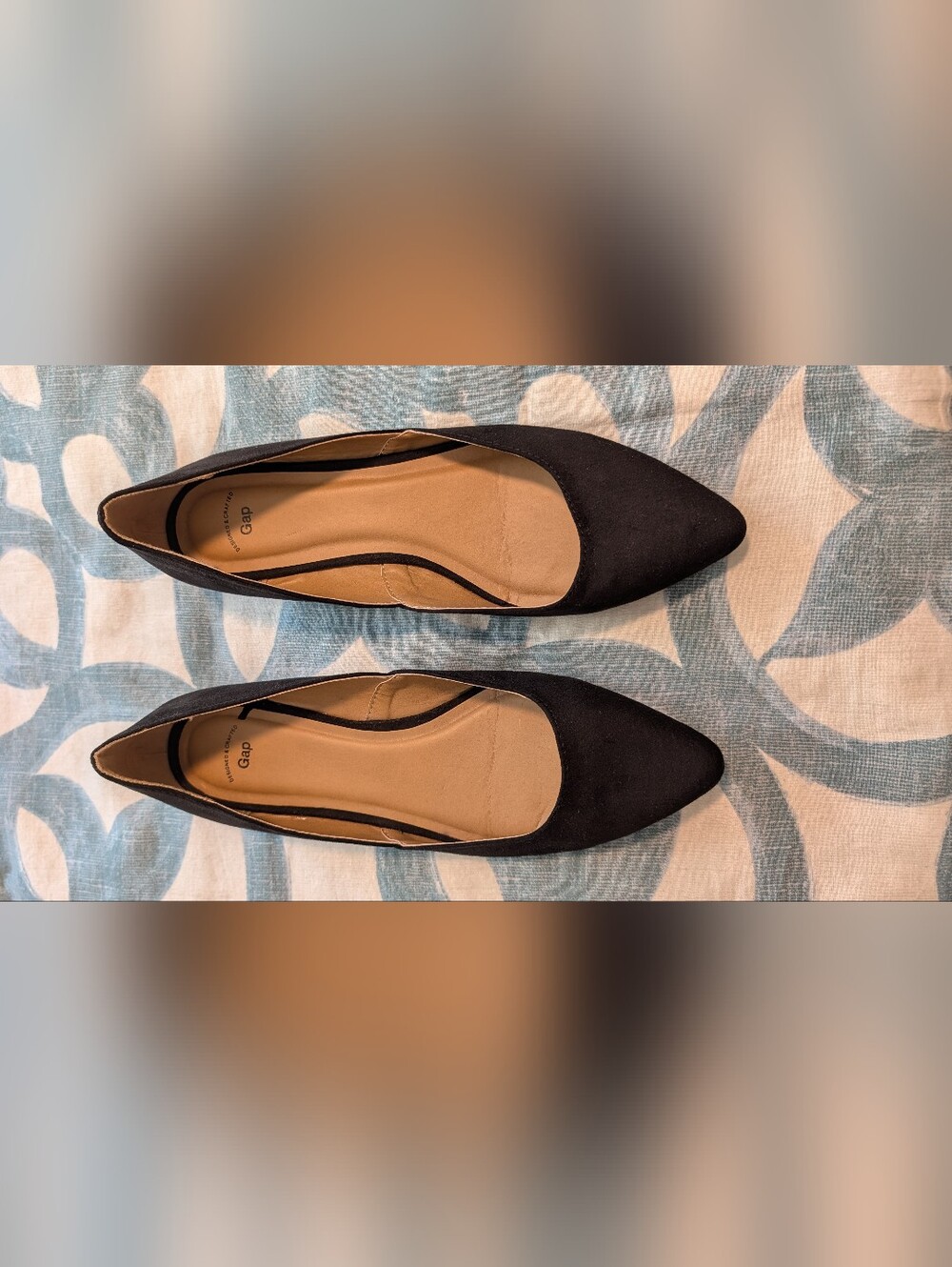 GAP Women's Black Pointed Toe Ballet Flats